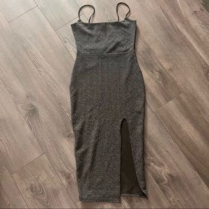 Form fitting midi dress